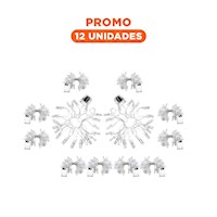 Pack12 Guirnalda Led Con 20 Clips Para Fotos 3 Metros Blanca Para Hogar Y+Regalo Sticker